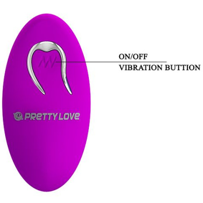 PrettyLove - Willie - Вибратор в трусики с вагинальным отростком, 9.7 см (фуксия) 