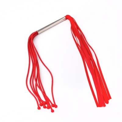 СК-Визит двухсторонняя плеть из латекса, 60 см (красный)
