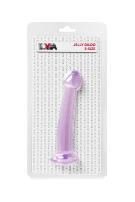 Toyfa Basic Jelly Dildo S универсальный фаллоимитатор с присоской, 15.5 см (фиолетовый)