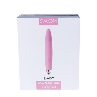 Клиторальный вибростимулятор Daisy от Svakom, 12.5 см (розовый) 