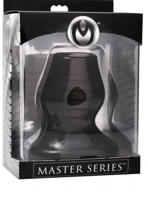 Анальный тоннель 11 см - Master Series (чёрный) 