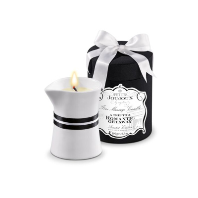 Массажное масло в виде свечи Mystim Petits Joujoux Romantic Getaway c ароматом Имбирного печенья, 190 мл.