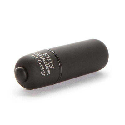 Fifty Shades of Grey Heavenly Massage Bullet Vibrator - маленькая вибропуля, 6.5х1.3 см (чёрный) 