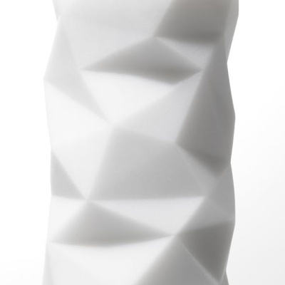 3D Polygon Tenga - Стильный мастурбатор, 15,6 см (белый)