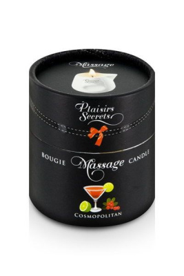 Plaisir Secret Cosmopolitan - массажная свеча с ароматом коктейля Космополитан, 80 мл
