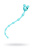 Штучки-Дрючки - Анальная цепочка, 28 см (голубой)