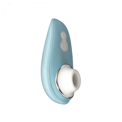 Womanizer Liberty - Вакуумный стимулятор для клитора, 10.4х5.5 см (голубой) 