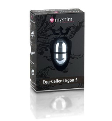 Mystim Egg-cellent Egon S - яйцо с электростимуляцией, 5.5х3 см (белый)