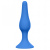 Lola Games Slim Anal Plug Medium силиконовая анальная пробка, 10.5х2.7 см (голубой) 