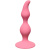 Lola Toys First Time волнистая анальная пробка Curved Anal Plug - Lola 12.5 см (розовый) 
