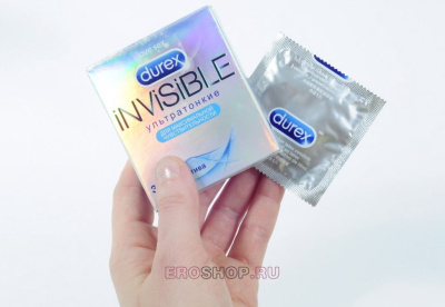 Невероятно тонкие презервативы Durex Invisible (3 шт)