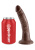 PipeDream King Cock 7" - Реалистичный фаллоимитатор на присоске, 17.8х4 см (коричневый)
