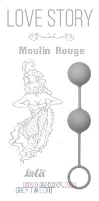 Lola Toys Love Story Moulin Rouge - Нежные вагинальные шарики, 3 см (серый)