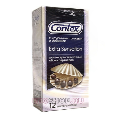 Contex - Extra Sensation - Рельефные презервативы (12шт)