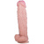 Джага-Джага - Фаллоимитатор из киберкожи с присоской №51, 23,5х5,5 см (телесный)