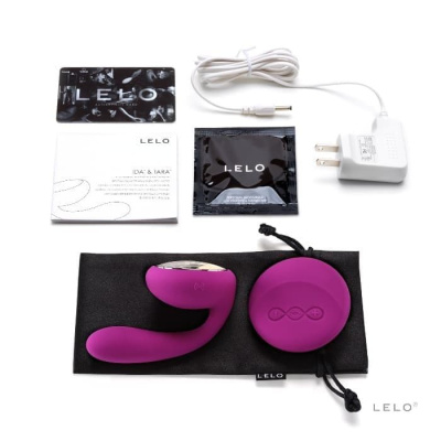 Lelo Ida - Вибратор для пар, 9х1.9 см (фиолетовый) 