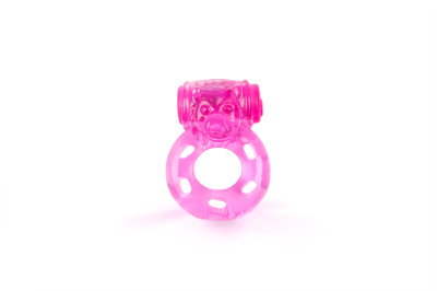 Браззерс - Кольцо на член c вибропулей, 3 см (розовый) 