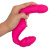 You2Toys - Безремневой вибро-страпон, 21,8 см (розовый)