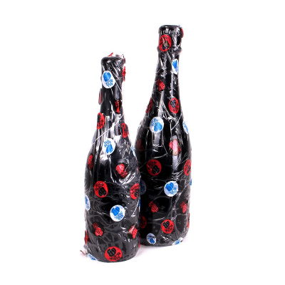 Бутылка для фистинга Champagne Bottle Medium, 34.5х9 см (чёрный)