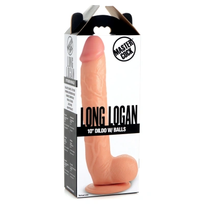 Long Logan - длинный реалистичный фаллоимитатор на присоске, 27.4х4.6 см