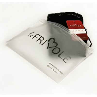 Le Frivole Base - Комплект белья из полупрозрачной ткани, S/M (чёрный)