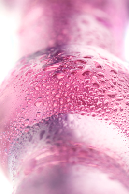Sexus Glass - Двусторонний фаллоимитатор, 18х2.5 см (розовый)