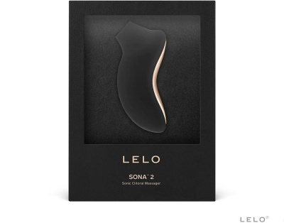 Lelo Sona 2 - Звуковой стимулятор клитора, 11.5 см (чёрный) 