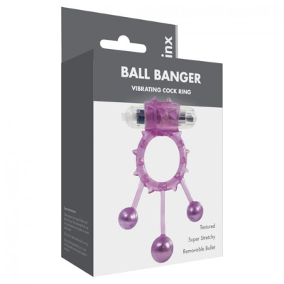 Me You Us Ball Banger Cock Ring - Необычное эрекционное виброкольцо, 2.8 см 
