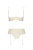 Casmir Aurelia set  комплект эротического белья с открытой грудью, S/M (белый)
