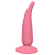 Lola Games P-spot Teazer Pink силиконовая анальная пробка с изогнутым кончиком, 12.2х2.6 см (розовый) 