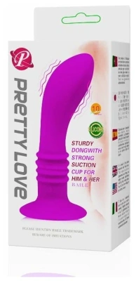 Baile Booty Passion, - Анальный стимулятор с вибрацией, 12 см (фиолетовый) 