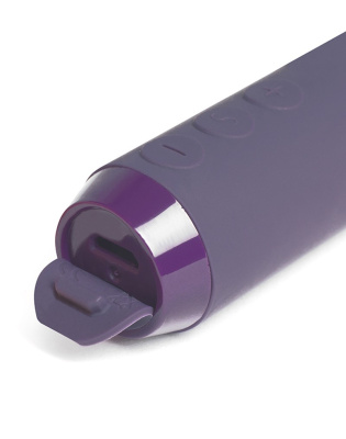 Je Joue Classic Bullet вибропуля мини вибратор для клитора с насадкой для пальцев, 9х2.4 см (фиолетовый) 