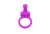 Браззерс - Кольцо на член с клиторальным отростком, 8х3 см (фиолетовый)