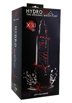 Bathmate Hydromax x30 Xtreme - гидропомпа - насос для члена, 30х6.5 см (прозрачный) 