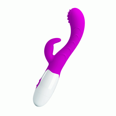 Pretty Love Arthur - Силиконовый вибратор кролик, 20х3 см (фиолетовый)