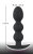 Анальная пробка Black Velvets - Orion, 13.3 см (чёрный) 