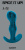 Анатомическая анальная пробка Classy от Lola Toys Spice It Up, 9.5 см (синий) 