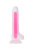Штучки-Дрючки - Фаллоимитатор светящийся в темноте, силикон, 20х4 см (розовый)