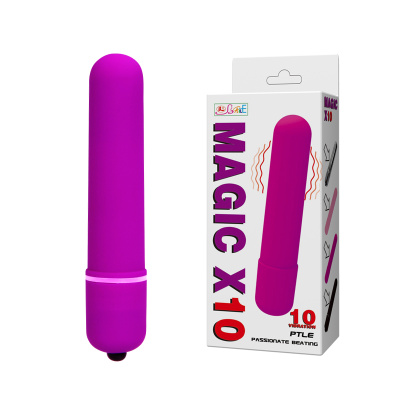 Вибропуля Magic X10 от Baile, 9х1.8 см (фиолетовый) 