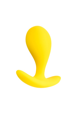 ToDo by Toyfa Blob маленькая силиконовая анальная пробка, 5.5х2.1 см (желтый) 
