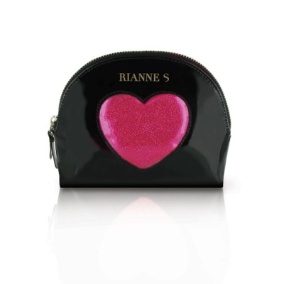 Rianne S Kit d'Amour эротический набор: вибропуля, перышко, маска, чехол-косметичка (черный)