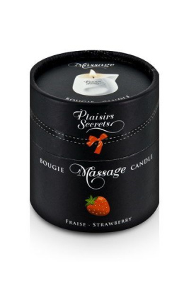 Plaisir Secret Strawberry - массажная свеча с ароматом клубники, 80 мл