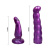 Baile - Страпон для женщин с двумя насадками, 17.5 см (фиолетовый)