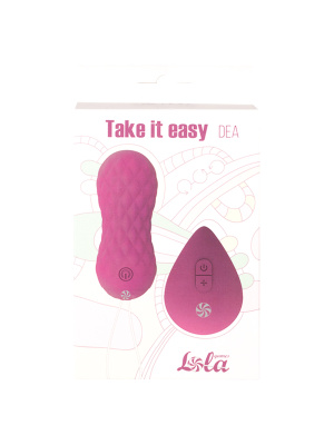 Lola Games Take it Easy Dea - Виброшарики с ротацией и дистанционным управлением, 8.3х3.4 см (розовый)