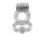 Эрекционное кольцо c вибрацией Treadle - Lola Toys, 7 см (прозрачный) 