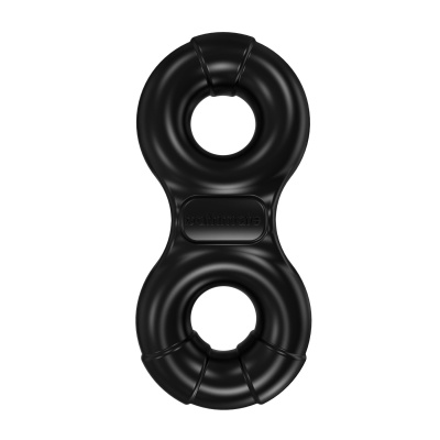 Двойное кольцо на член Bathmate - Eight (чёрный) 