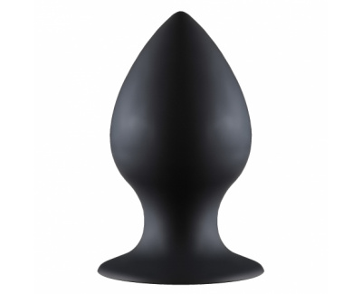 Толстая анальная пробка Thick Anal Plug Large - Lola 11.5 см (чёрный) 