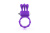 Браззерс - Эрекционное кольцо c вибрацией, 9х3.5 см (фиолетовый)
