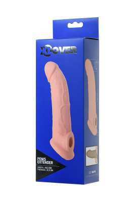 Toyfa XLover - Насадка на пенис, 16,5 см (телесный) 