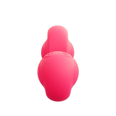 Snail Vibe от  Spiritus&Co - Вибратор для двойной стимуляции клитора и влагалища, 24х3.5 см (розовый)
